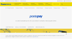 Desktop Screenshot of postepay.poste.it
