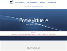 Tablet Screenshot of postelearning.poste.tn