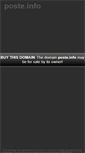 Mobile Screenshot of poste.info